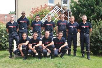 Le centre d'incendie et de secours de Montgeron compte 34 sapeurs-pompiers professionnels et 30 sapeurs-pompiers volontaires (PHOTO  )