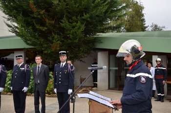 Le président de la promotion 2012/02 a rendu hommage au sergent décédé en service commandé   (PHOTO  )