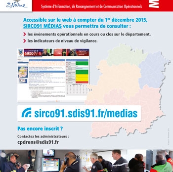 Affiche du lancement de SIRCO91 Médias (PHOTO  )