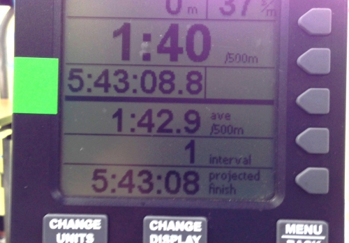 Le chronomètre affiche l'exploit : record du monde en 5h 43min 08 (PHOTO  )